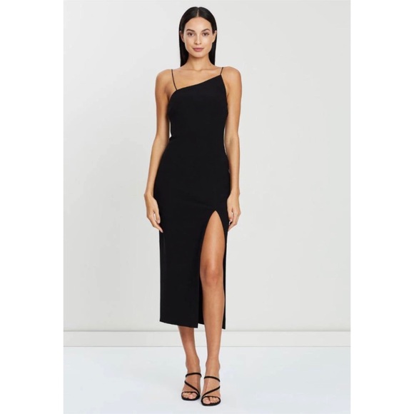 Bec & Bridge | Dresses | Bec Bridge Dominique Asymmetrical Black Dress |  Poshmark